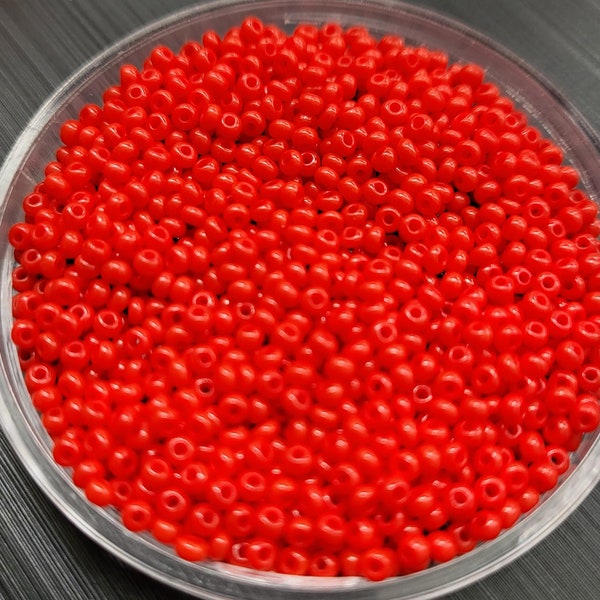 Light Red Preciosa Czech Seed Bead 11/0 10grams