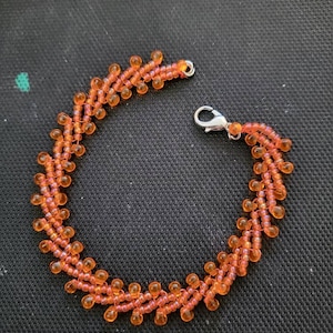 Orange Light Bubble Bracelet