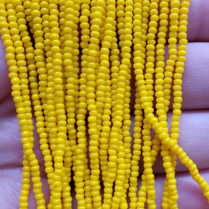 Yellow Preciosa Czech Seed Bead 11/0 10grams