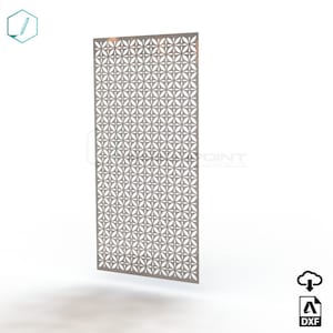 Pattern panel DXF 5 digital file for plasma / laser cutting