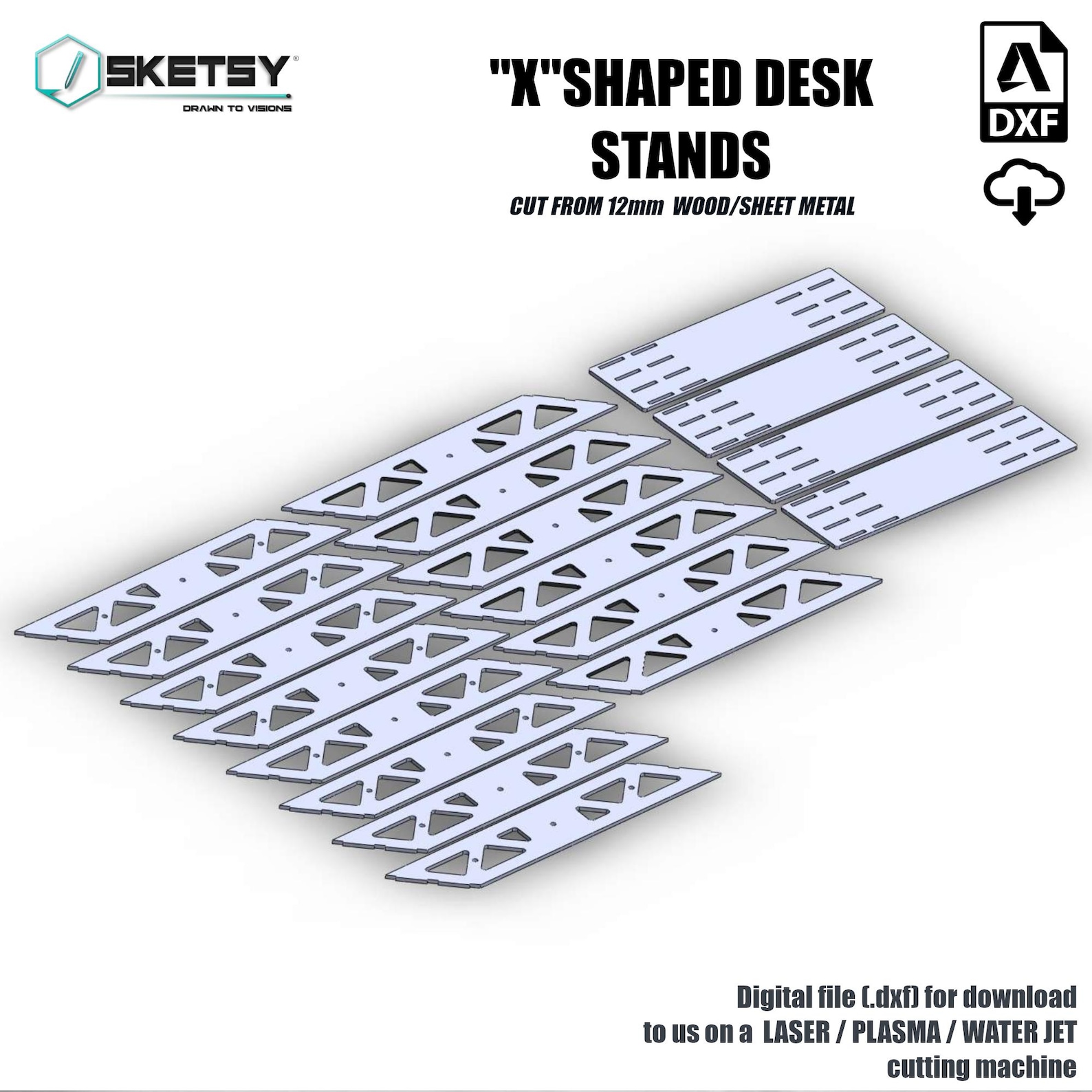 X Shaped Display Rack X Shaped Desk Stands - Etsy