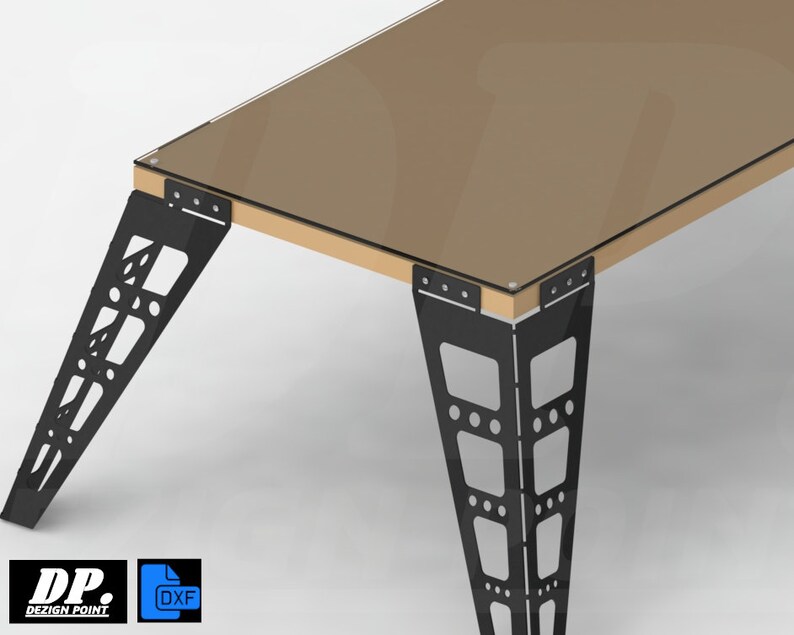 Coffee Table Legs 18 Inch DXF File for CNC Plasma/laser/water Jet