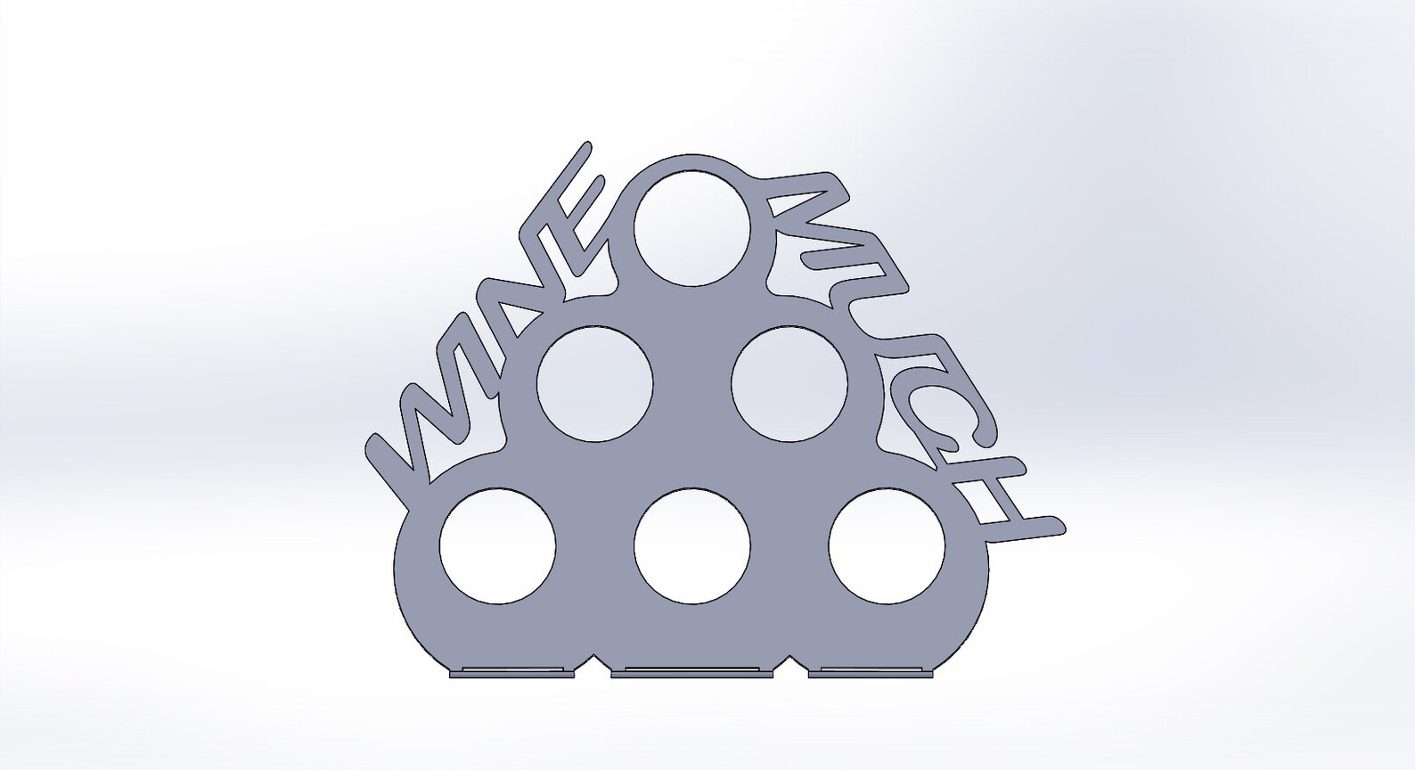 Wine Rack Stand DXF Digital File for CNC Plasma/laser Etsy