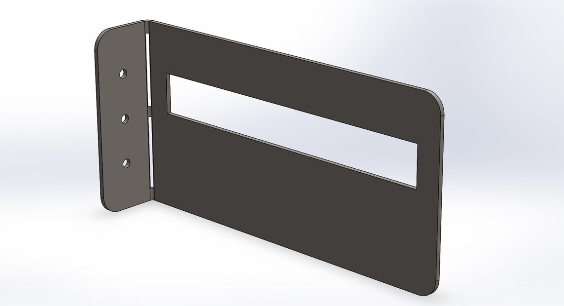 Shelf Bracket DXF File for Plasma Laser Cutting Rectangular | Etsy