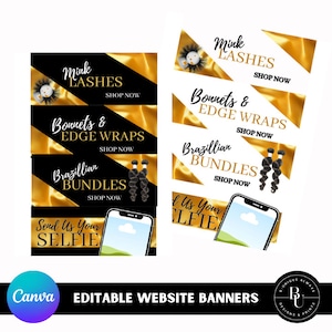 Lash & Bundles Editable Banner Templates