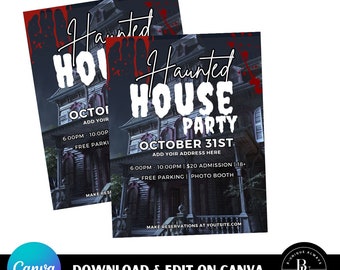 Haunted House Party Invitation