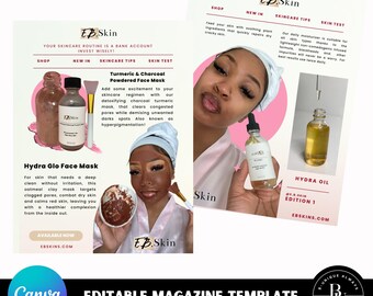 Diseño de plantilla de revista