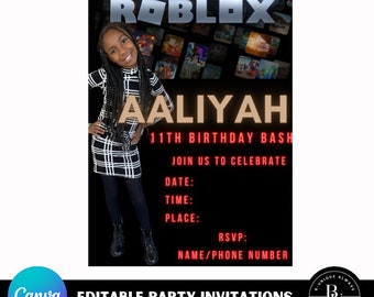Roblox Editable Party Invitation