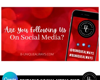 Editable  Social Media Banner