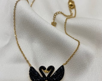 Black Swan Necklace - Etsy Australia