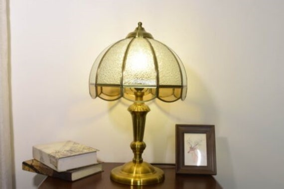 12 inches Table Lamp-Stained GlassBedside/Christmas Gift