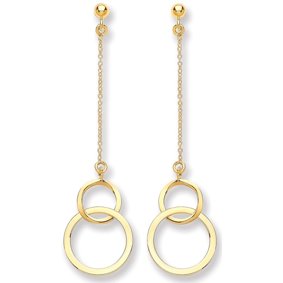 Orecchini A Cerchio Ovali Intrecciati In Oro Bianco 14 Carati (40 - Foto 8