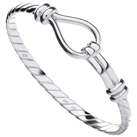 【新品】PRY シュウト Silver Hook Bangle [narrow] 85554-image-squared-1-
