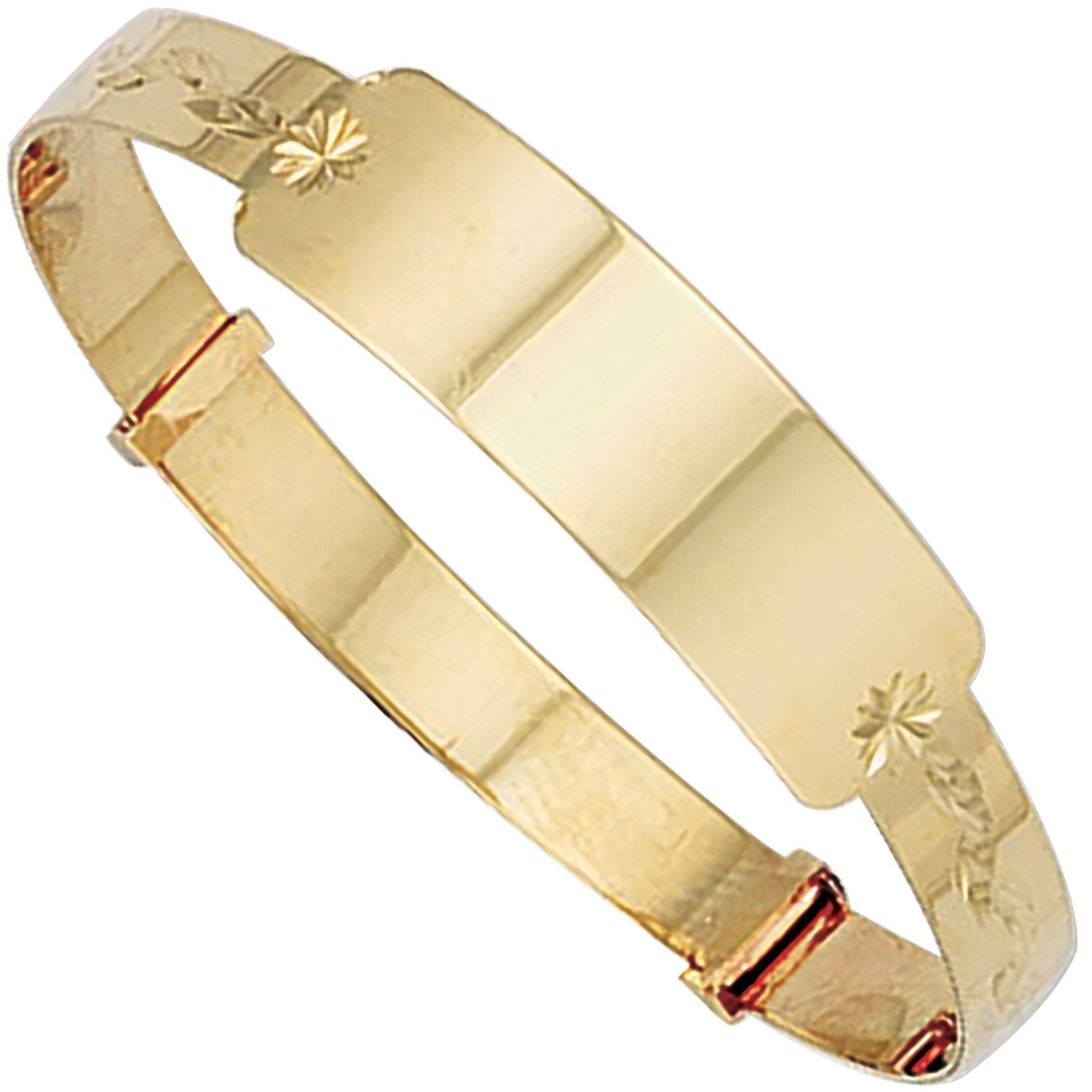 Ladies gold expanding bangle discount