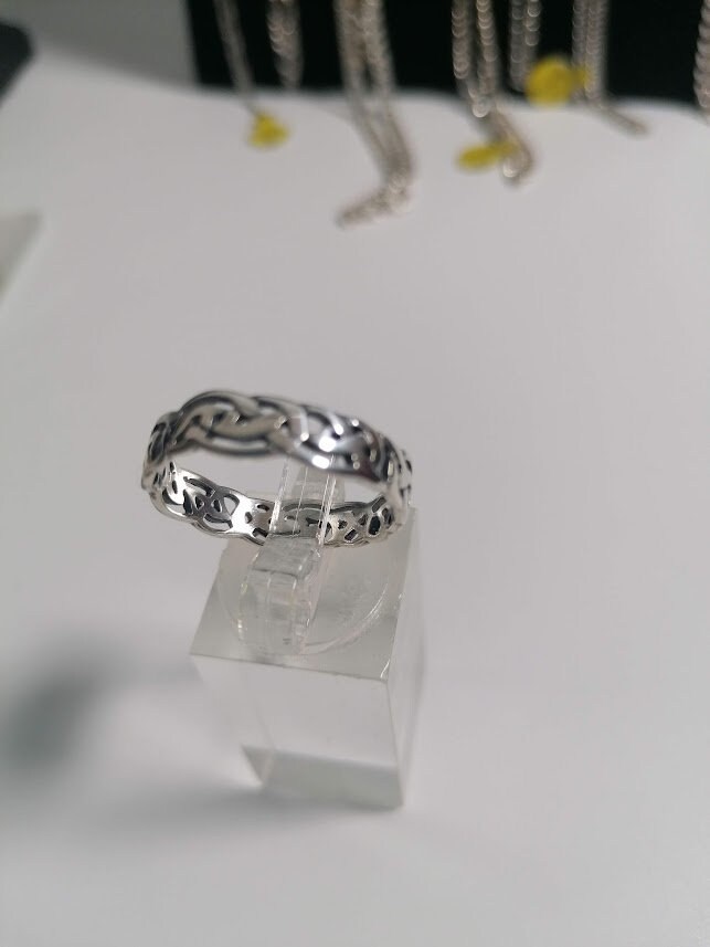 Sterling Silver Celtic Weave Ring