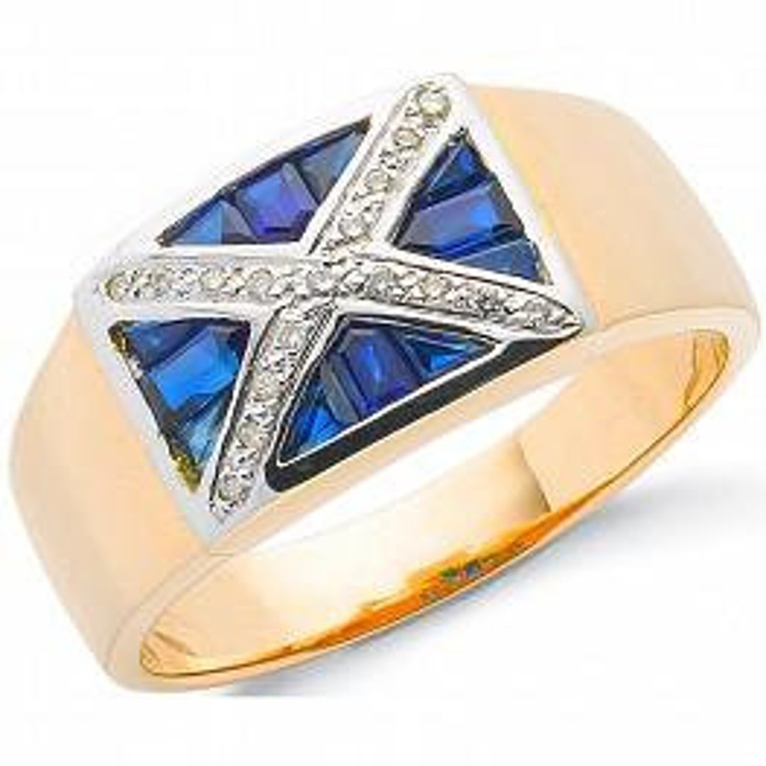 Scottish Jewellery 9ct Yellow Gold St Andrews Scotland Ring. - Etsy