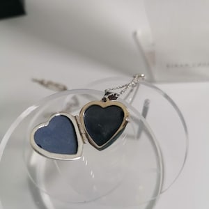 Sterling Silver Heart Shaped Family Locket With Silver Chain, From Hatton Garden London