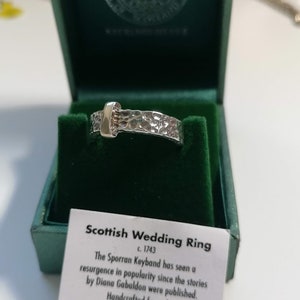 Handcrafted Outlander Scottish Sporran Wedding Band.