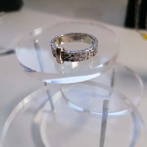 Outlander Inspired Sterling Silver Scottish Wedding Ring 1743.
