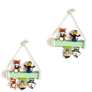 Mint green: MINI Tonie bar, only 15 cm each, space-saving storage of Tonie figures from NoriKids