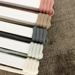 New cord: Tonie shelf/Tonie rod with fine-meshed eco-cord, practical storage for Tonie figures, many cords, all rod colors