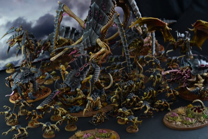 Tyranids Army Tyranid Army Warhammer 40k WORLD Etsy
