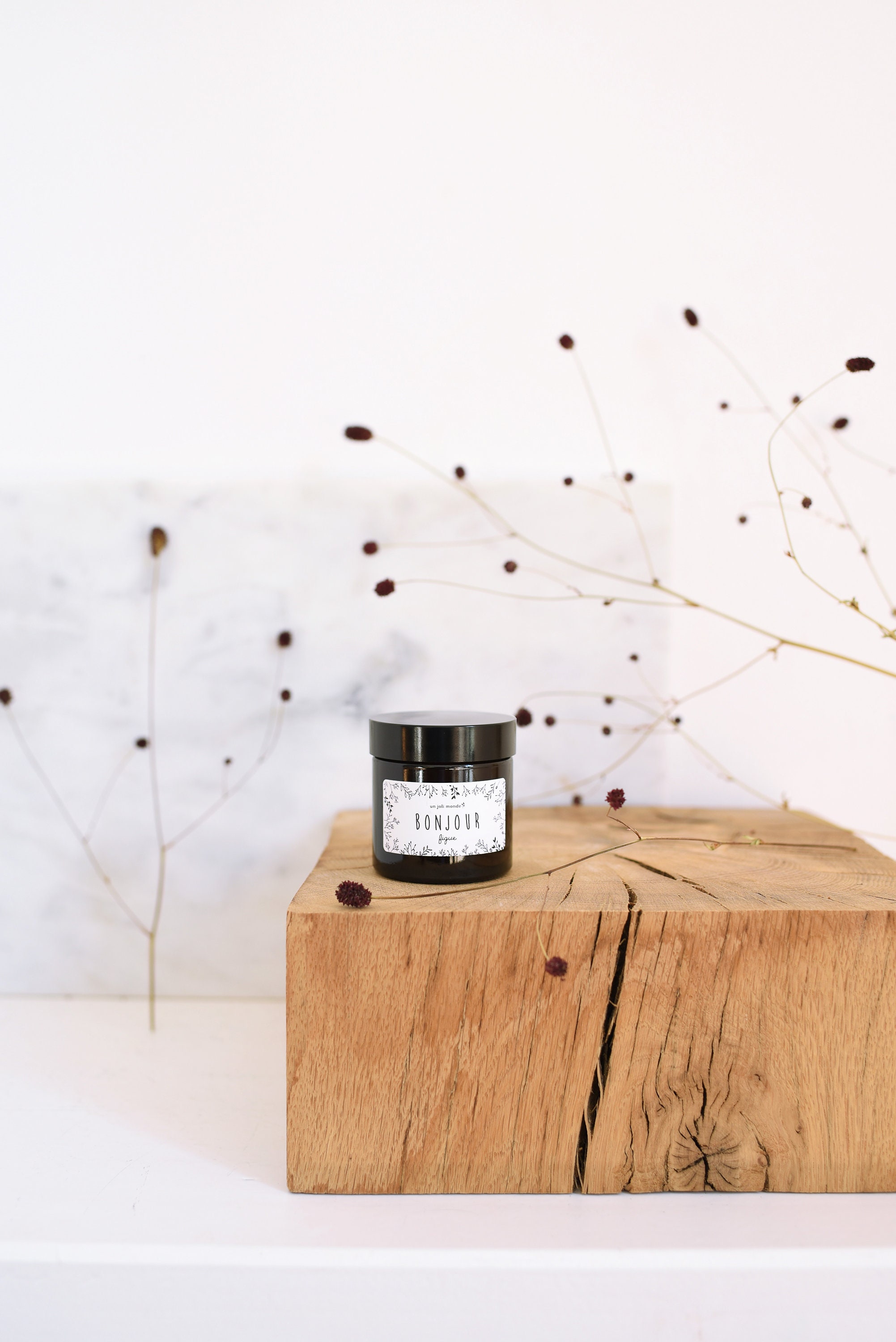 Bougie Moyenne 50G à Personnaliser - 12 Heures de Combustion