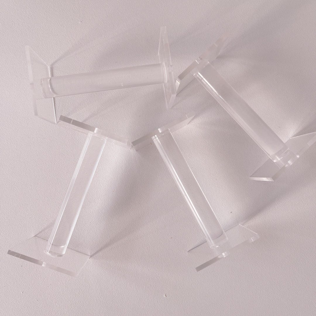 More Clear Cake Support Columns - Acrylic - Set of 4 - Etsy