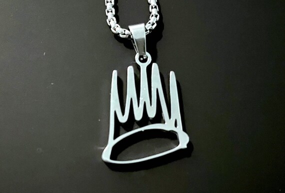 Cole Crown Stainless Steel Necklace American Hip Hop Rapper Cole
