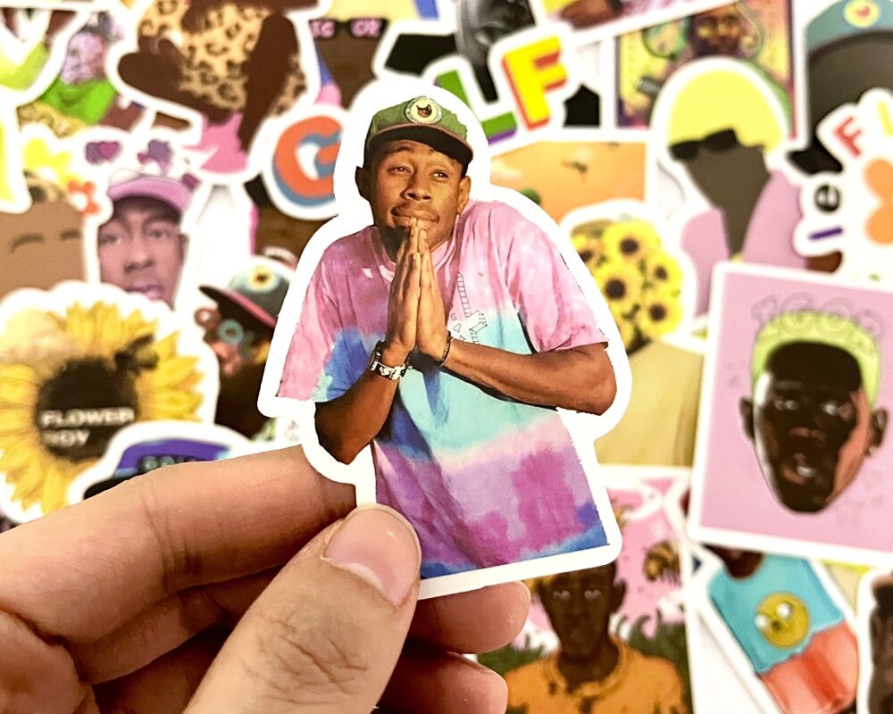 50x Rapper Singer Tyler The Creator Stickers DIY Skateboard Graffiti S.OR