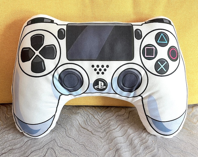 Game Controller Pillow, Christmas Gift for Gamer Geek, Video Game Gift, Controller Pillow Cushion , Game Room Living Room Bedroom Decor