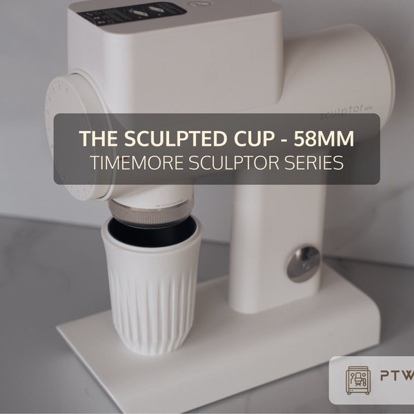 THE SCULPTED CUP - Timemore Sculptor Series 064/064s/078/078s Magnetic Dosing Cup // Perfect fit for 58mm portafilters/baskets