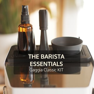 The Barista Essentials - GAGGIA Classic Kit - RDT + WDT + Funnel - Elevate and upgrade your Gaggia Classic with this top cover integration