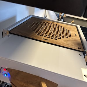 THE PROTECTOR 2.0 - La Marzocco Linea Mini R/Mini/Micraカップトレイ用CNC無垢材カップトレイカバー - オークウォールナット仕上げ 画像 14