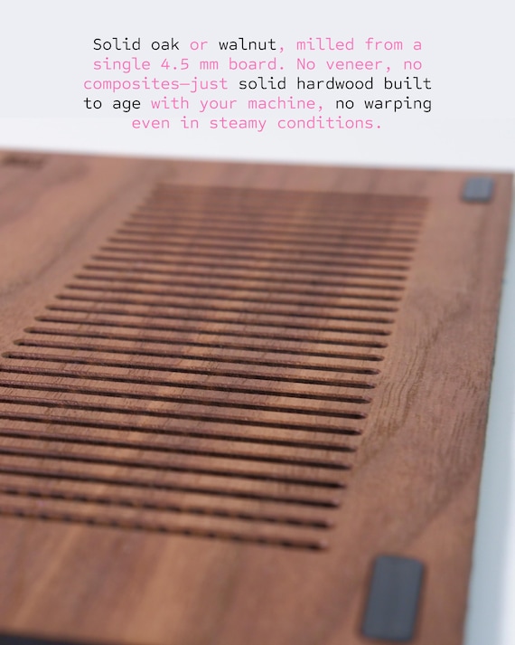 THE PROTECTOR 2.0 - CNC Solid Wood Cup Tray Cover for La Marzocco
