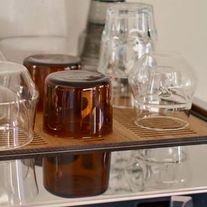 THE PROTECTOR 2.0 - La Marzocco Linea Mini R/Mini/Micraカップトレイ用CNC無垢材カップトレイカバー - オークウォールナット仕上げ 画像 11