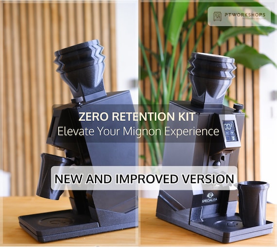 ZERO RETENTION KIT Eureka Mignon Zero Retention Incline / Hybrid Single  Dose Mod. M. Luftbalg Und Antirutsch / Vibrationsdämpfungsmatte 