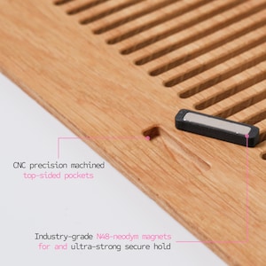 THE PROTECTOR 2.0 - La Marzocco Linea Mini R/Mini/Micraカップトレイ用CNC無垢材カップトレイカバー - オークウォールナット仕上げ 画像 3