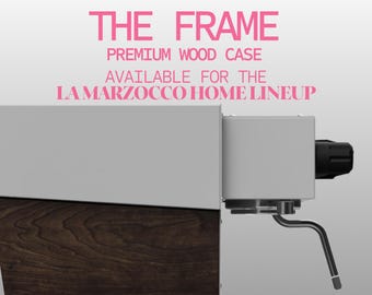 THE FRAME | 100% Handmade Solid Wood Panel Casing/Body for La Marzocco Linea Mini/Mini R/Micra | Oak Walnut Showroom Upgrade