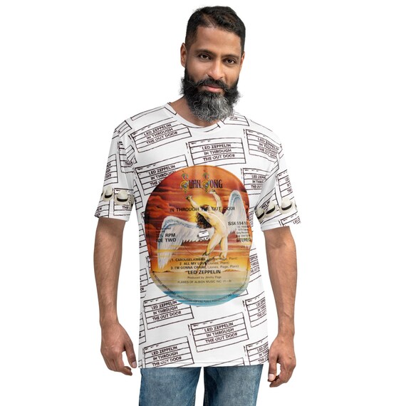 Custom Led Zeppelin Men's T-shirt in 