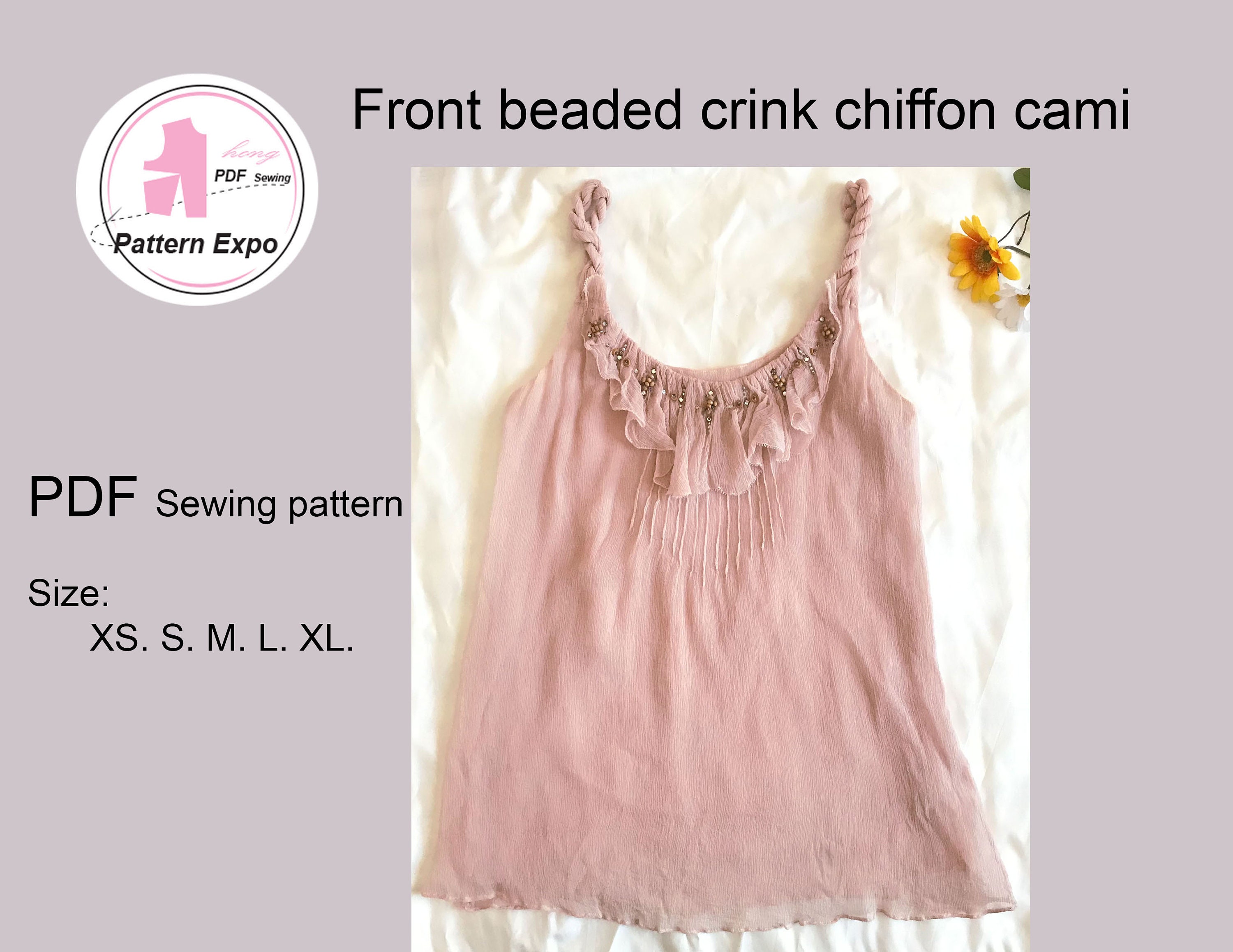 Chiffon Cami - Etsy 