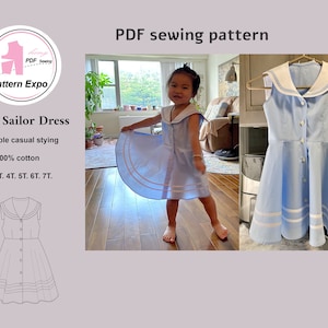 Girls Sailor dress / casual styling