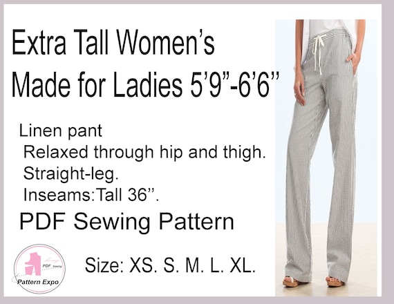 Tall Women Pants in Long Inseams