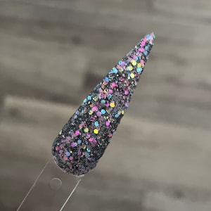 Black Flame, dip powder, nail dip, nail dip powder, dip, nails,