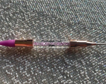 Double ended precision tool and wax pen. acrylic, dip powder, nails, glitter