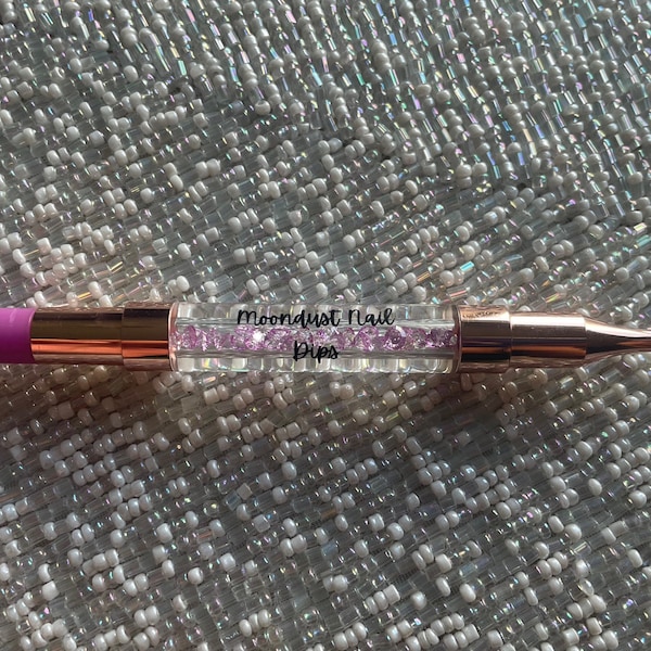 Double ended precision tool and wax pen. acrylic, dip powder, nails, glitter