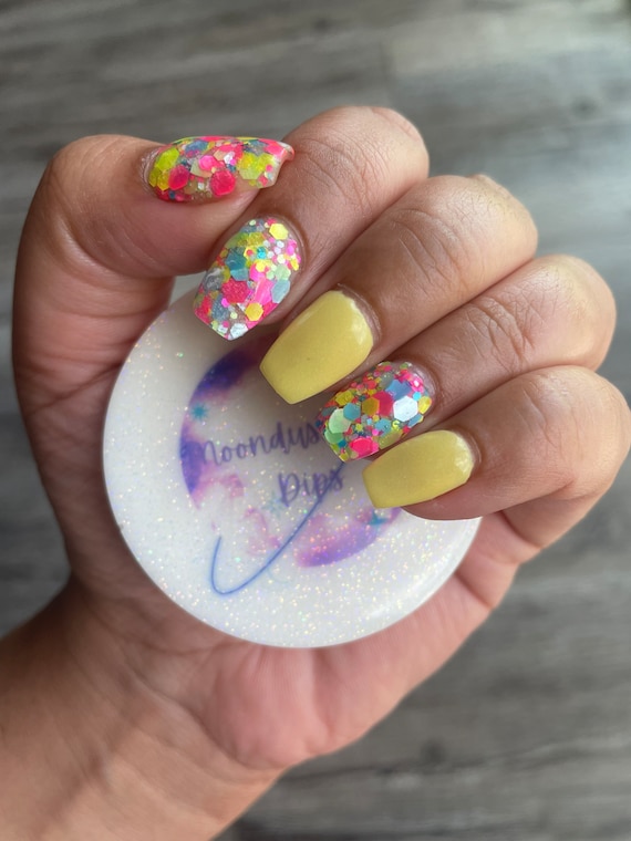 Summer cheap dip nails