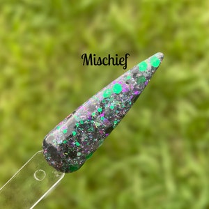 Mischief- nail dip, dip powder, nail dip, dip, nails, manicure, dip powder for nails, acrylics, dipping powder
