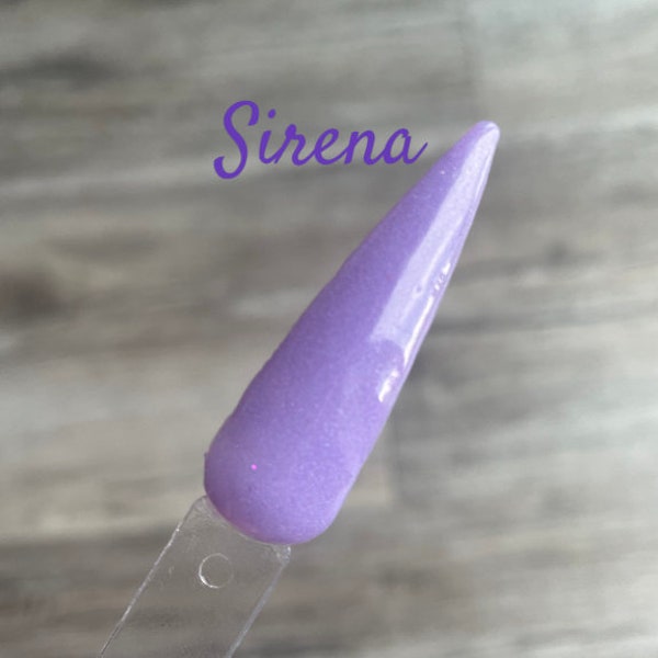 Sirena- nail dip, dip, dip powder, nail dip powder, glitter nails, nails, dipping powder, nail, mermaid nails, purple