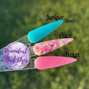 Spring Trio- nail dip, nail dip powder, nails, nail dipping, dip powder for nails, nails, dipping powder, dip, green, foil